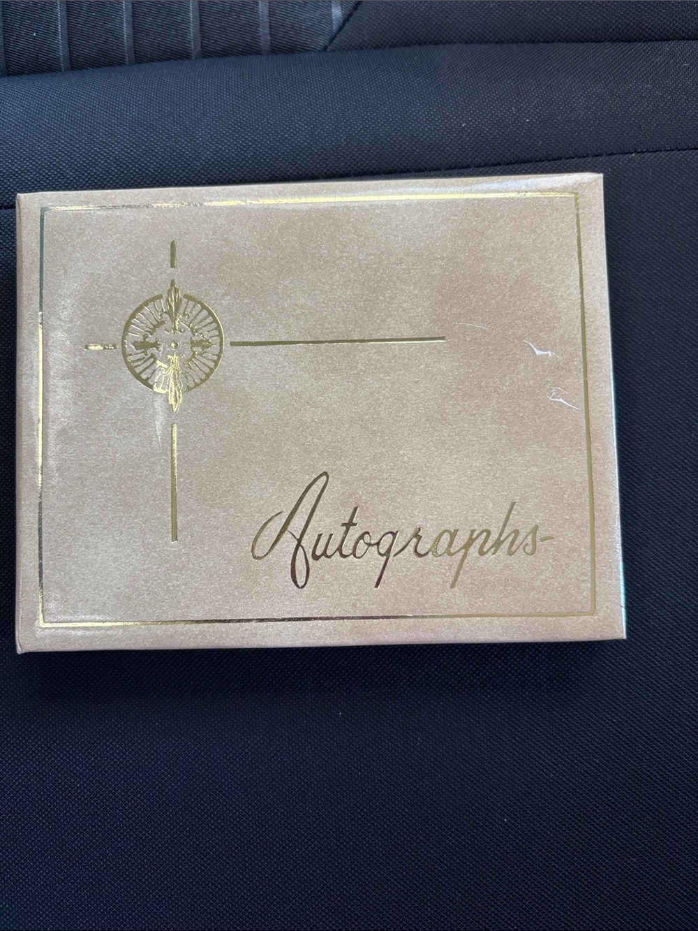 Vintage autograph book